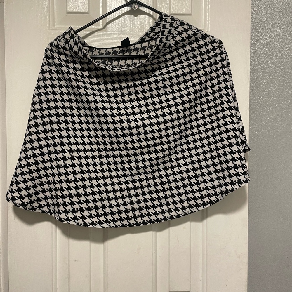 Black and white skirt